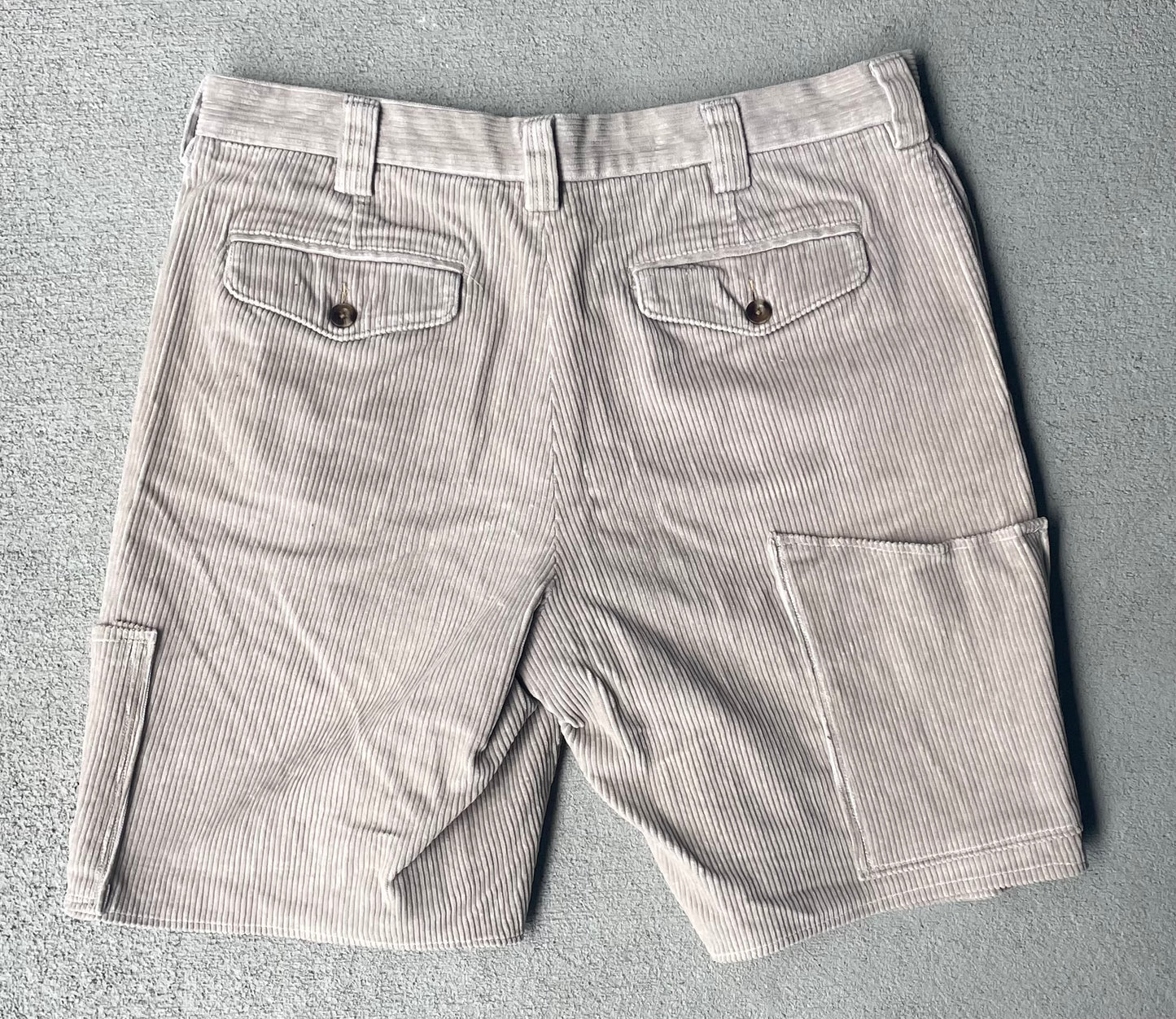 Tan corduroy shorts