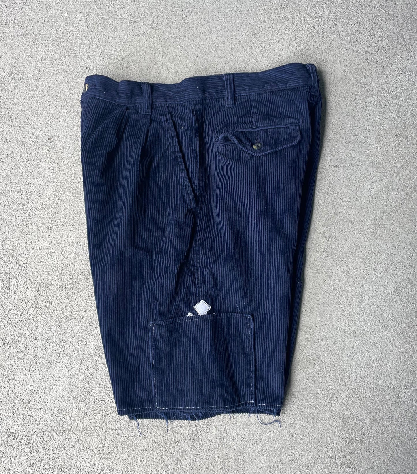 Dark Blue corduroy shorts