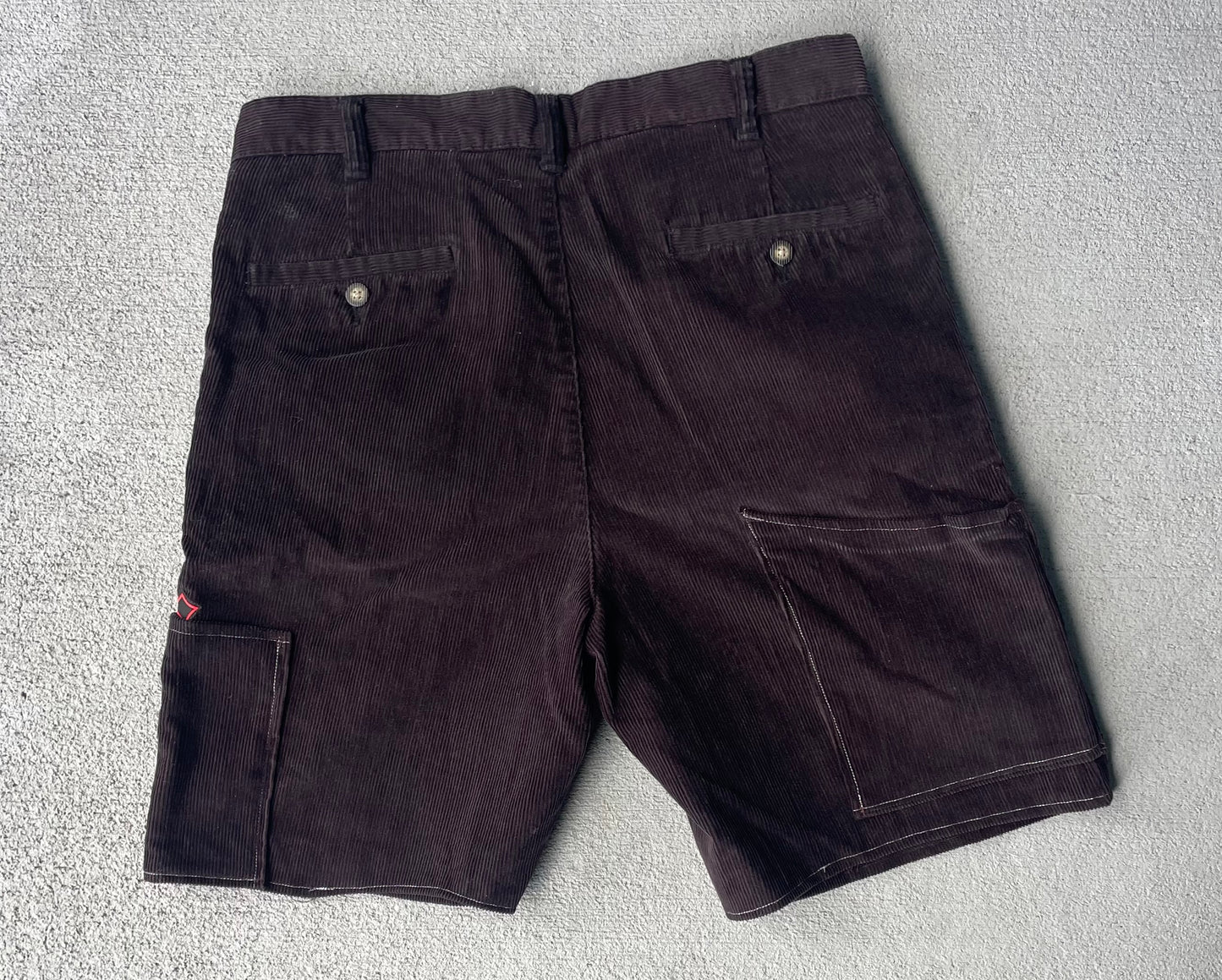 Brown corduroy shorts