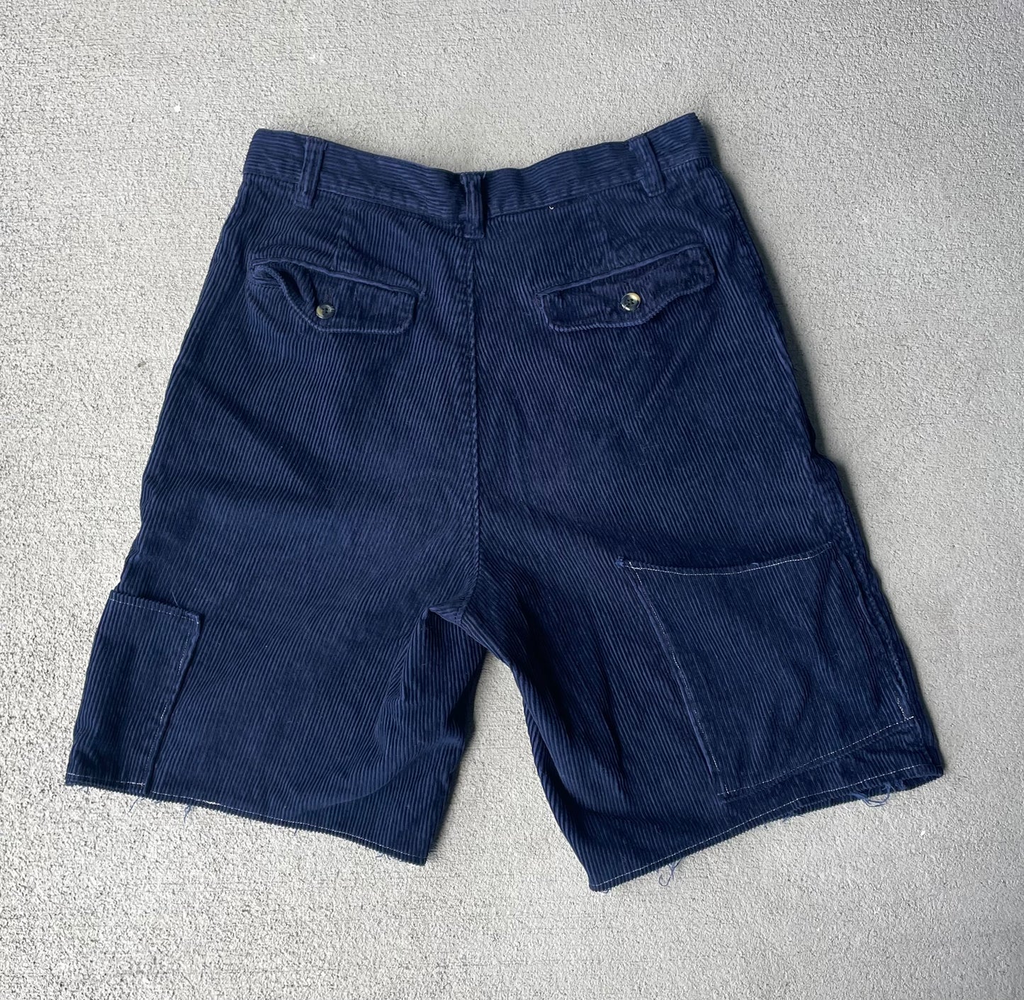 Dark Blue corduroy shorts