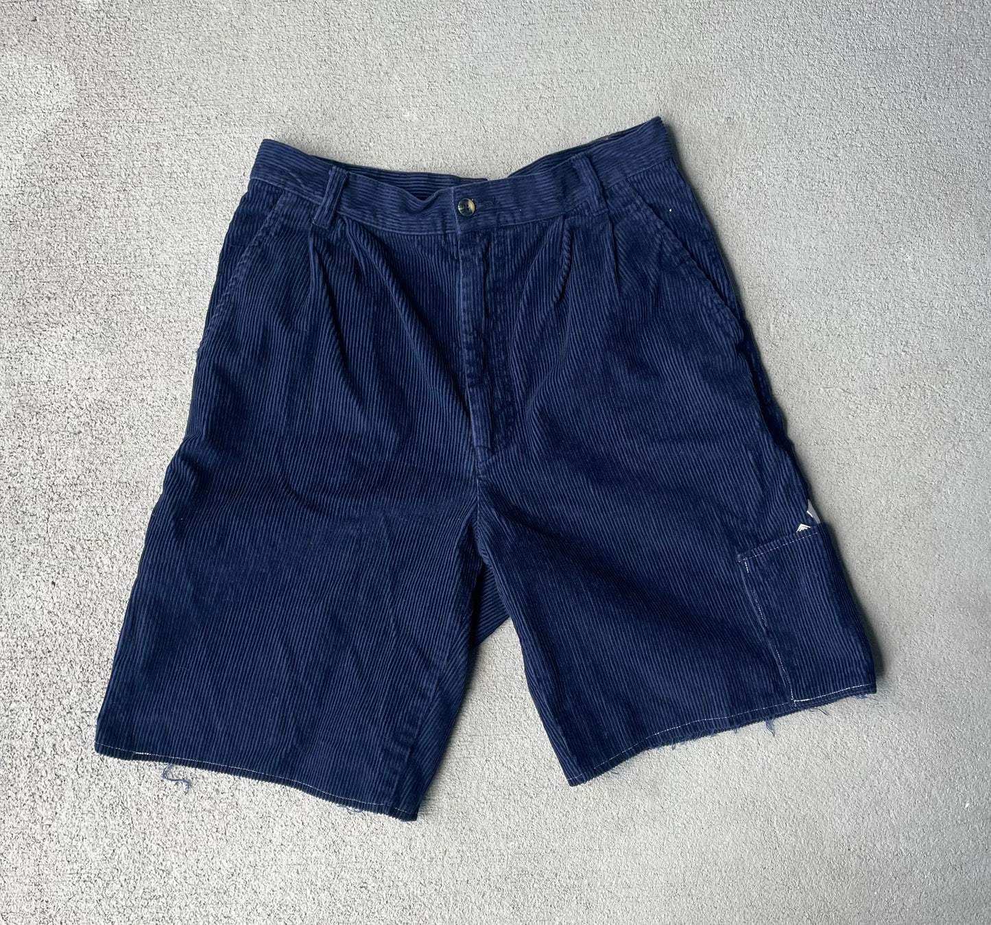 Dark Blue corduroy shorts