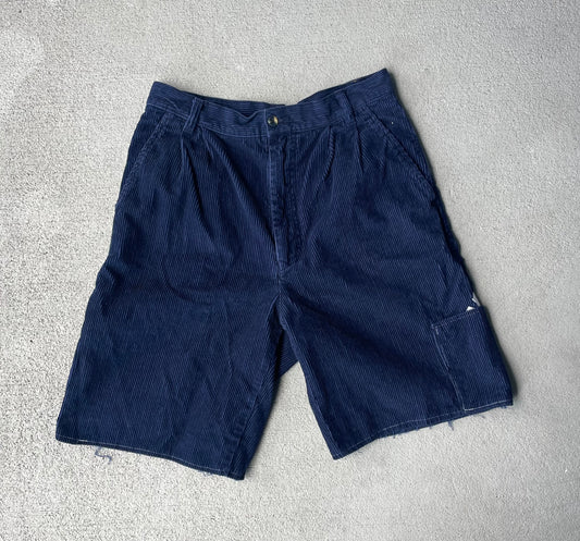 Dark Blue corduroy shorts